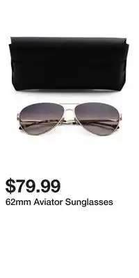 TJ Maxx 62mm Aviator Sunglasses offer
