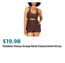 Sam's Club Outdoor Voices Scoop Neck Cutout Swim Dress offer