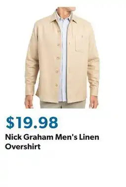 Sam's Club Nick Graham Men's Linen Overshirt offer