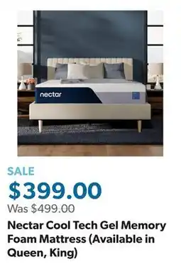 Sam's Club Nectar Cool Tech Gel Memory Foam Mattress (Available in Queen, King) offer