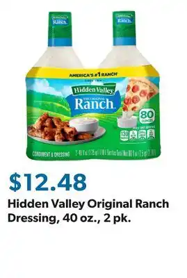 Sam's Club Hidden Valley Original Ranch Dressing, 40 oz., 2 pk offer