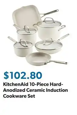 Sam's Club KitchenAid 10-Piece Hard-Anodized Ceramic Induction Cookware Set offer