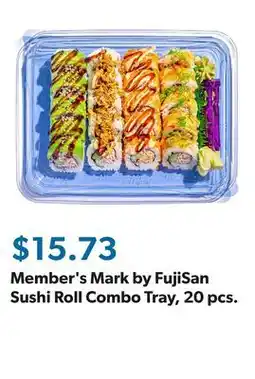 Sam's Club Member's Mark by FujiSan Sushi Roll Combo Tray, 20 pcs offer