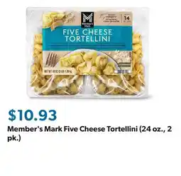 Sam's Club Member's Mark Five Cheese Tortellini (24 oz., 2 pk.) offer