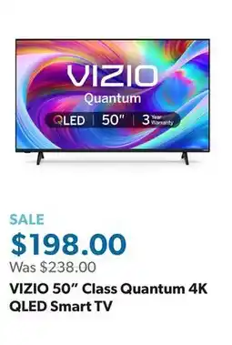Sam's Club VIZIO 50 Class Quantum 4K QLED Smart TV offer