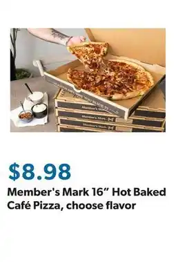 Sam's Club Member's Mark 16 Hot Baked Café Pizza, choose flavor offer