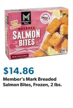 Sam's Club Member's Mark Breaded Salmon Bites, Frozen, 2 lbs offer