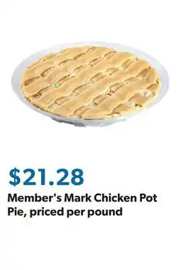 Sam's Club Member's Mark Chicken Pot Pie, priced per pound offer
