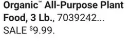 Ace Hardware Miracle-Gro Organic All-Purpose Plant Food 3 Lb offer