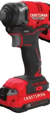 Ace Hardware CRAFTSMAN V20 Impact Driver Kit or Brushless/Driver Kit offer