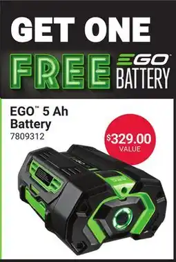 Ace Hardware EGO 5 Ah Battery offer