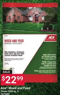 Ace Hardware Ace Weed and Feed offer
