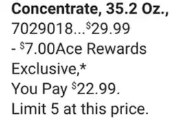 Ace Hardware Roundup Ready-to-Use Weed & Grass Killer, 1 Gal. Concentrate 35.2 Oz offer