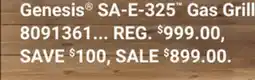 Ace Hardware Genesis SA-E-325 Gas Grill offer