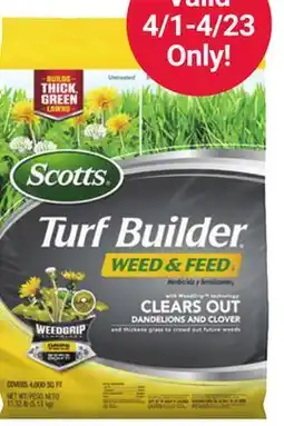 Ace Hardware Scotts Turf Builder Weed & Feed offer