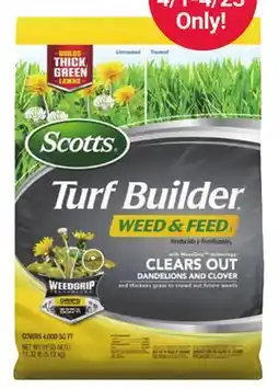 Ace Hardware Scotts Turf Builder Weed & Feed Covers 4, 000 sq. ft offer