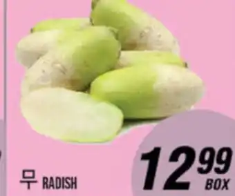 Joong Boo Market RADISH offer