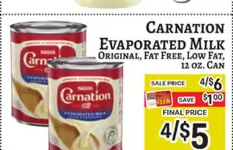 Trade Fair Supermarket CARNATION EVAPORATED MILK offer