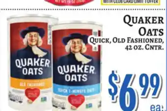 Trade Fair Supermarket Quaker Oats offer