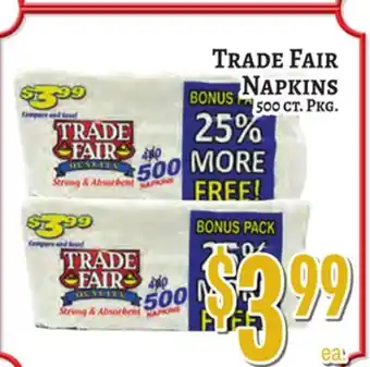 Trade Fair Supermarket Trade Fair Napkins offer