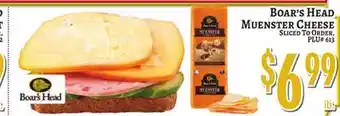 Trade Fair Supermarket Boar's Head Muenster Cheese offer