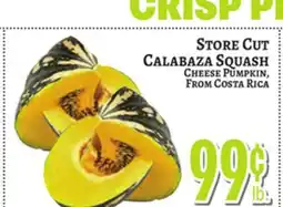 Trade Fair Supermarket STORE CUT CALABAZA SQUASH CHEESE PUMPKIN offer
