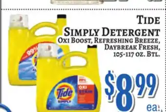 Trade Fair Supermarket TIDE SIMPLY Detergent offer
