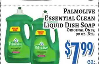 Trade Fair Supermarket PALMOLIVE ESSENTIAL CLEAN LIQUID DISH SOAP offer