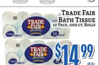 Trade Fair Supermarket Trade Fair Bath Tissue offer