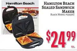 Trade Fair Supermarket Hamilton Beach Sealed Sandwich Maker offer