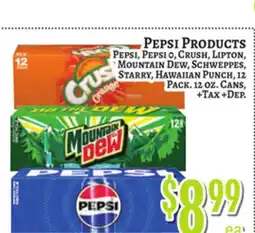 Trade Fair Supermarket PEPSI PRODUCTS offer