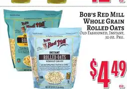 Trade Fair Supermarket Bob's Red Mill Whole Grain Rolled Oats offer
