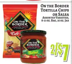 Trade Fair Supermarket On the Border Tortilla Chips or Salsa offer
