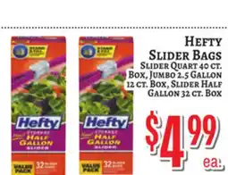 Trade Fair Supermarket Hefty Slider Bags offer