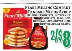 Trade Fair Supermarket PEARL MILLING COMPANY Pancake Mix or Syrup offer