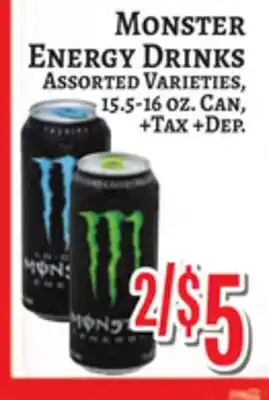 Trade Fair Supermarket MONSTER ENERGY DRINKS offer