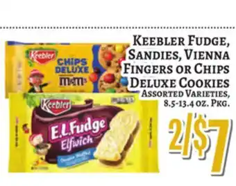 Trade Fair Supermarket Keebler Fudge, Sandies, Vienna Fingers or Chips Deluxe Cookies offer