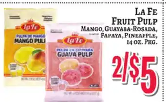 Trade Fair Supermarket LA FE FRUIT PULP offer