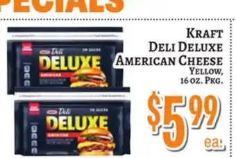 Trade Fair Supermarket Kraft Deli Deluxe American Cheese offer