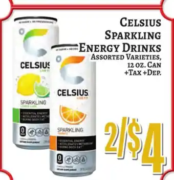Trade Fair Supermarket Celsius Sparkling Energy Drinks offer