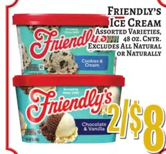 Trade Fair Supermarket Friendly's ICE CREAM offer