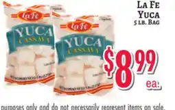 Trade Fair Supermarket La Fe Yuca offer