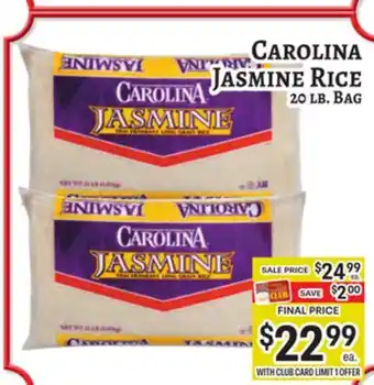 Trade Fair Supermarket CAROLINA JASMINE RICE offer