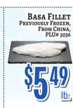 Trade Fair Supermarket BASA FILLET offer