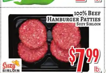 Trade Fair Supermarket 100% BEEF HAMBURGER PATTIES offer