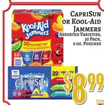 Trade Fair Supermarket CapriSun OR Kool-Aid Jammers offer