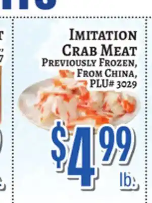 Trade Fair Supermarket IMITATION CRAB MEAT offer