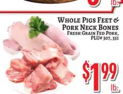 Trade Fair Supermarket WHOLE PIGS FEET & PORK NECK BONES offer