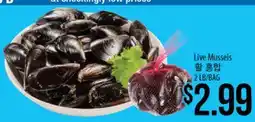 Hmart Live Mussels offer
