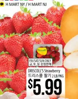 Hmart DRISCOLL'S Strawberry offer